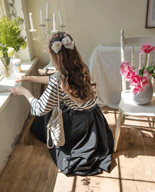 leelin-[슈엔젤 뷰티링클 리본 머리핀]♡韓國女裝飾品