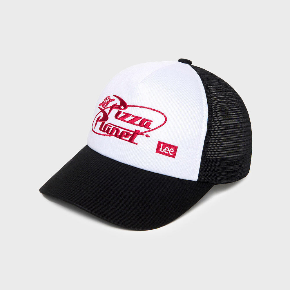 [Lee x Disney] Toy Story Pizza Planet Trucker Cap Black
