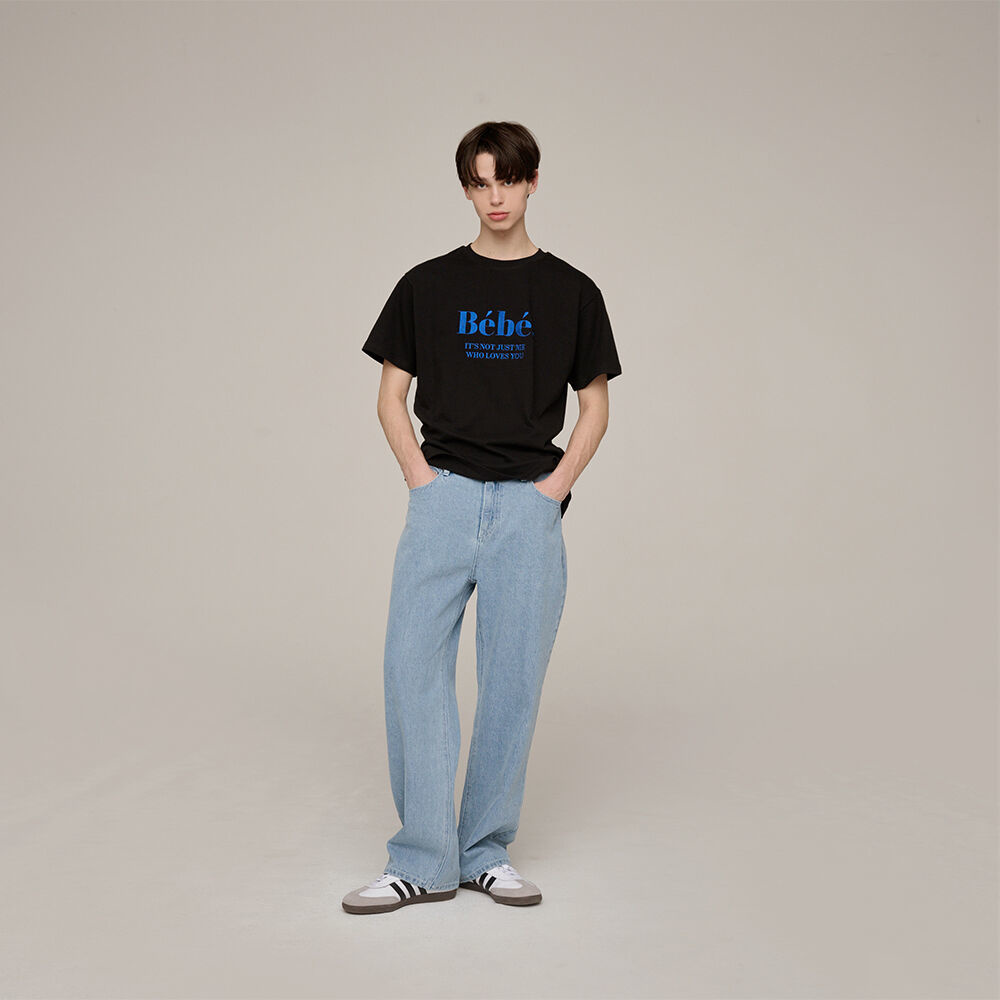 韓國NOIRNINE - Bébé Unisex T-shirts [BLACK] 