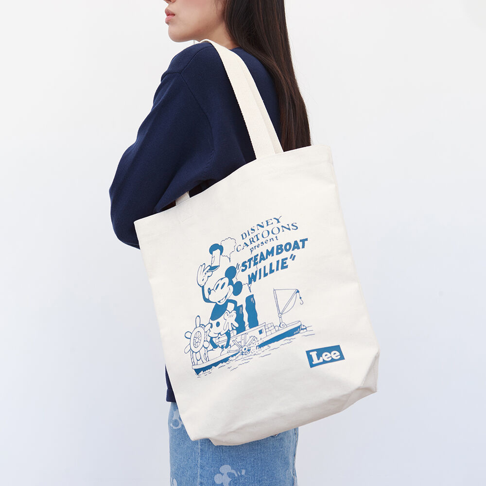 [Lee x Disney] Mickey Mouse Classic Eco Bag Ivory