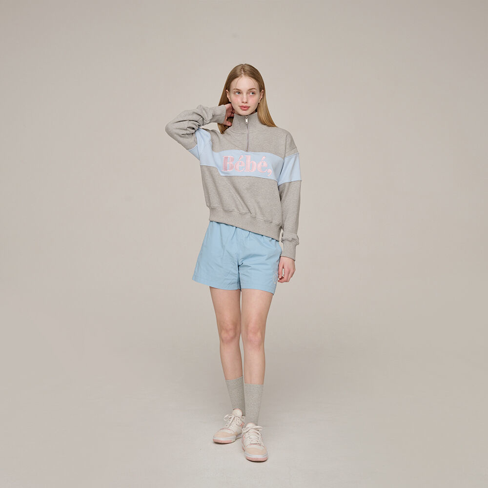 韓國NOIRNINE - N9 Windbreaker Shorts [BLUE]