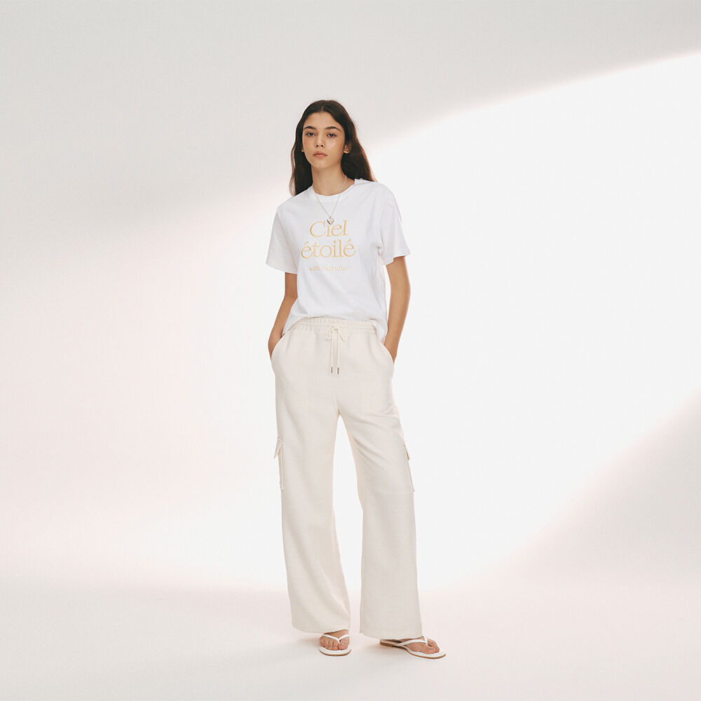 韓國NOIRNINE - Ciel étoilé T-shirts [YELLOW] 