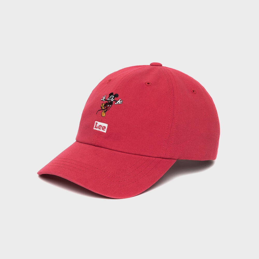 [Lee x Disney] Mickey Mouse Classic Ball Cap Red