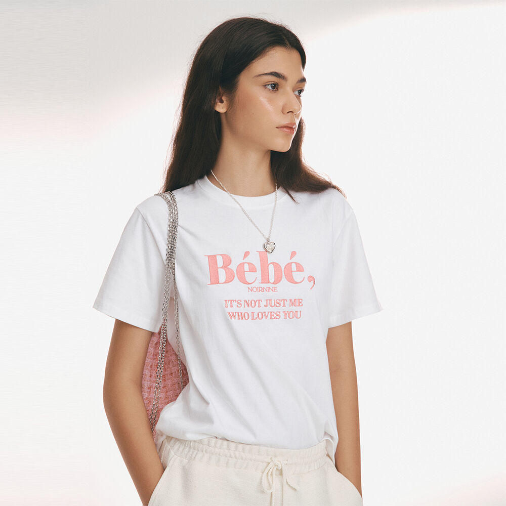 韓國NOIRNINE - Bebe Noir T-shirts [PINK] 
