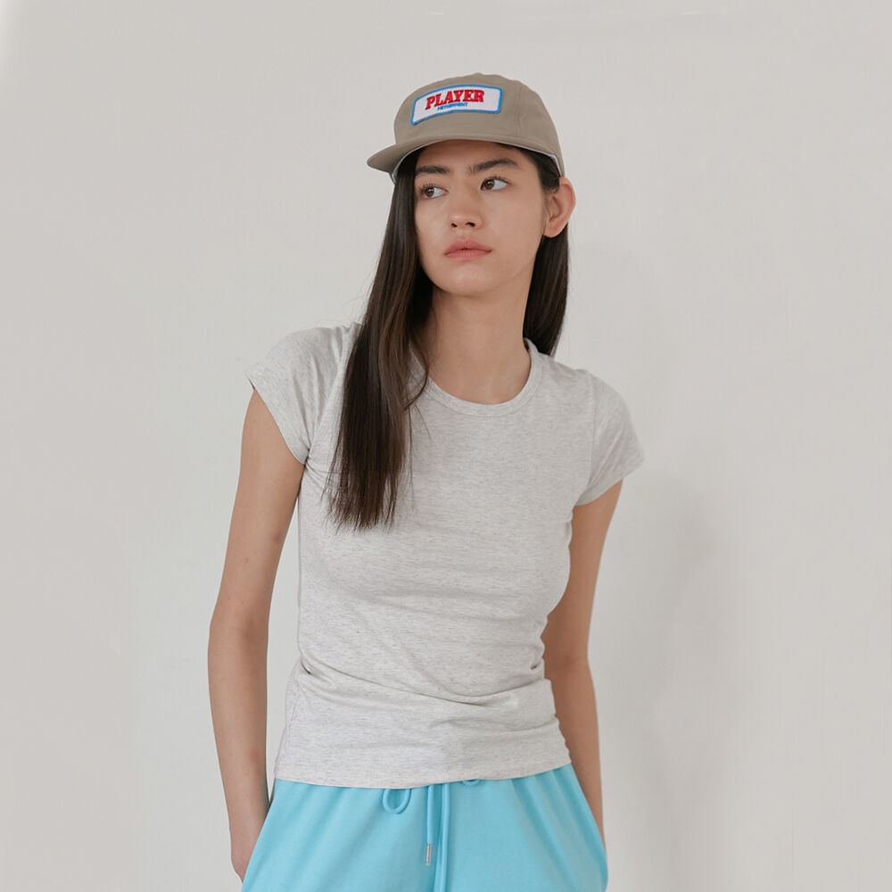 韓國HETHERMENT - Madeleine T-shirt (Melange Beige) 