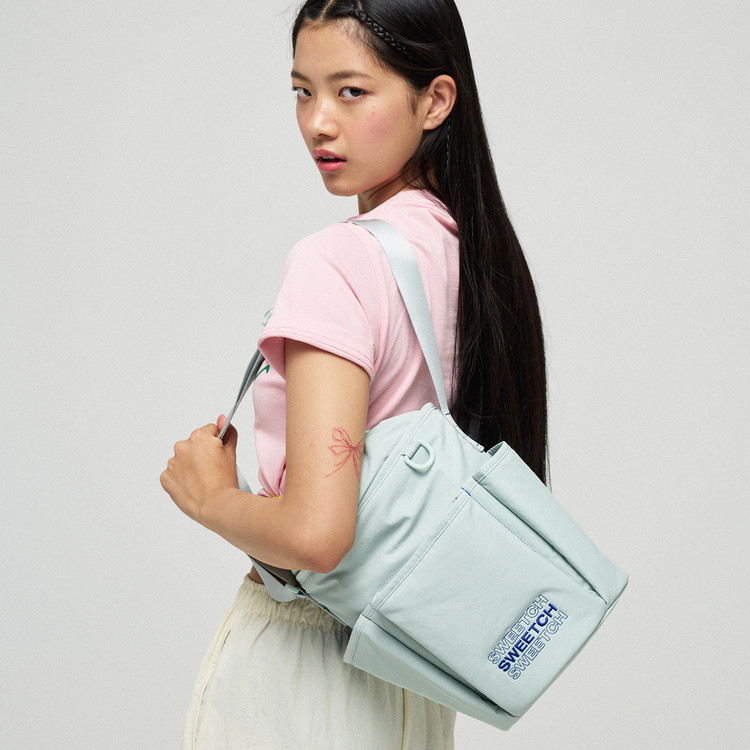SWEETCH-ROUND TUMBLER BAG 001 M Light Blue