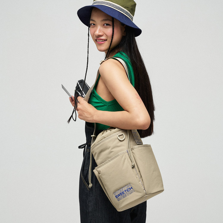 SWEETCH-ROUND TUMBLER BAG 001 M Sand