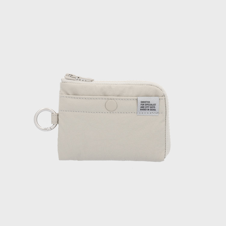 SWEETCH-HALF ZIP WALLET 001 M Cream