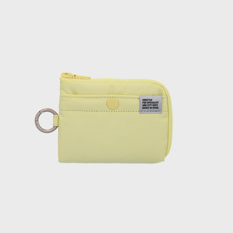 SWEETCH-HALF ZIP WALLET 001 M Lemon Yellow