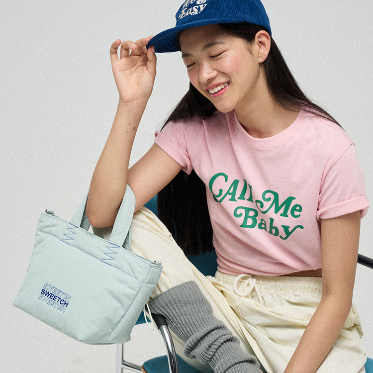 SWEETCH-TOTE BAG 001 S Light Blue