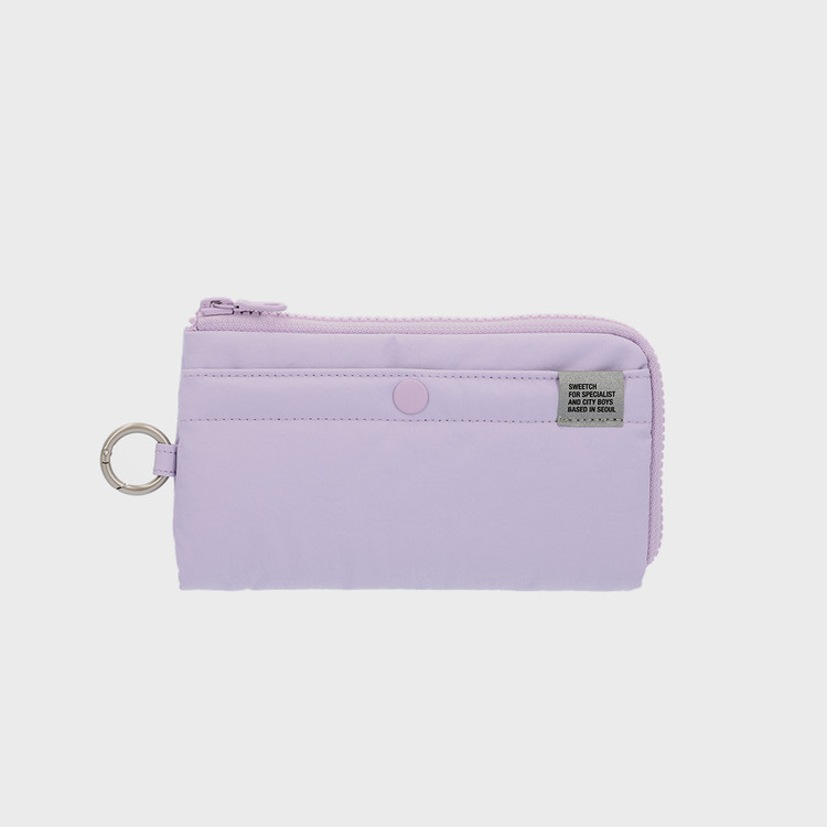 SWEETCH-HALF ZIP WALLET 001 L Light Purple