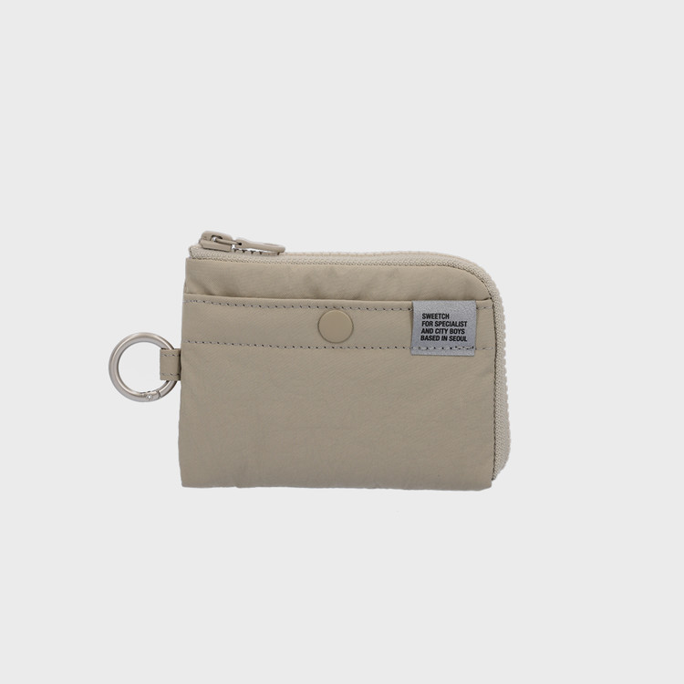 SWEETCH-HALF ZIP WALLET 001 M Sand