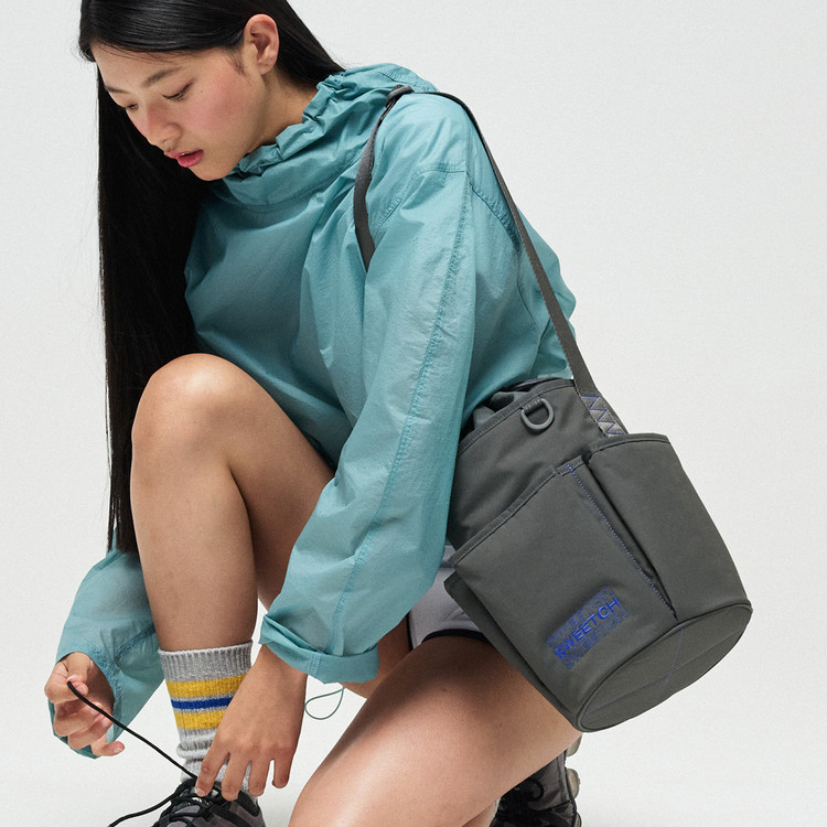 SWEETCH-ROUND TUMBLER BAG 001 M Stone Grey