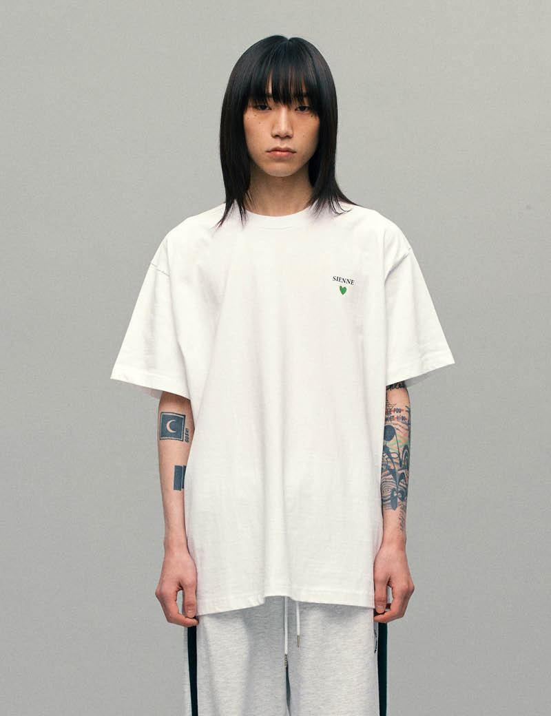 韓國SIENNE-Love Navigator Graphic Top (White)