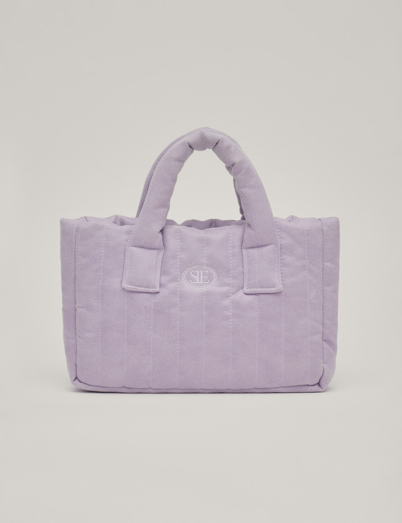 韓國SIENNE-Suede Mini Padding Bag (Violet)