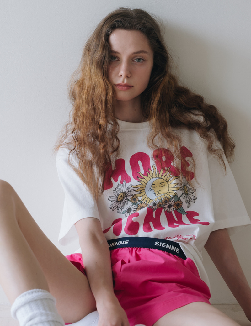 韓國SIENNE-More Graphic Top (White)
