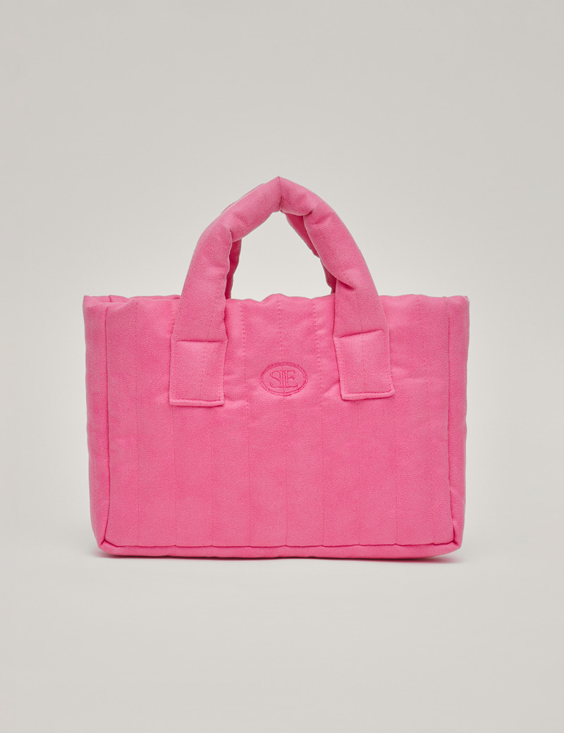 韓國SIENNE-Suede Mini Padding Bag (Pink)