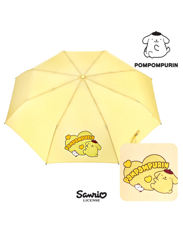 韓國SANRIO-55心三段傘 (Pompompurin)