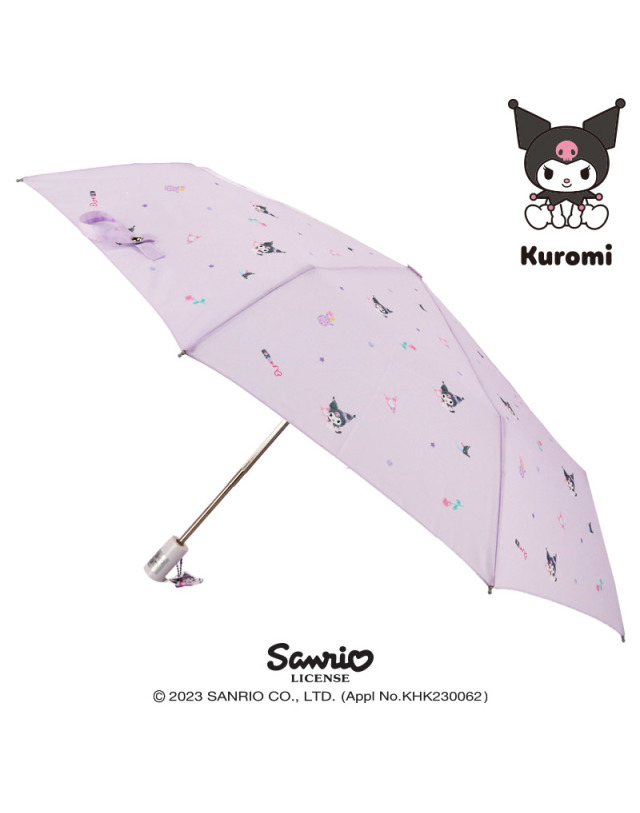 韓國SANRIO-55 配件 安全全自動雨傘 (Kuromi)