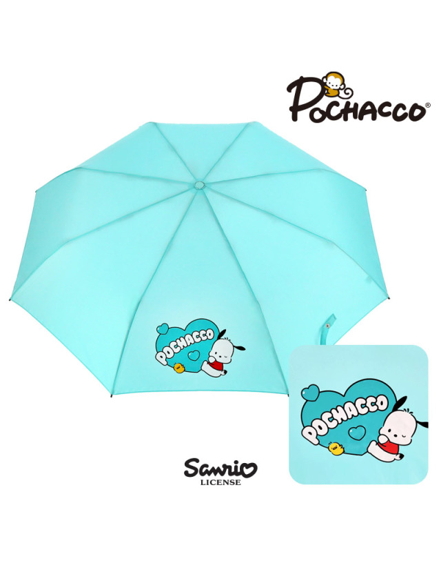 韓國SANRIO-55心三段傘 (Pochaco)