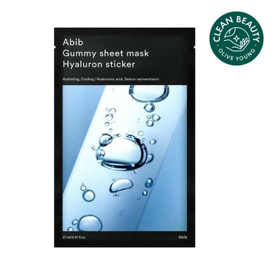 【現貨】韓國  ABIB 透明質酸沁潤面膜 Gummy sheet mask Hyaluron sticker (10片) 有效日期:2026.06.08