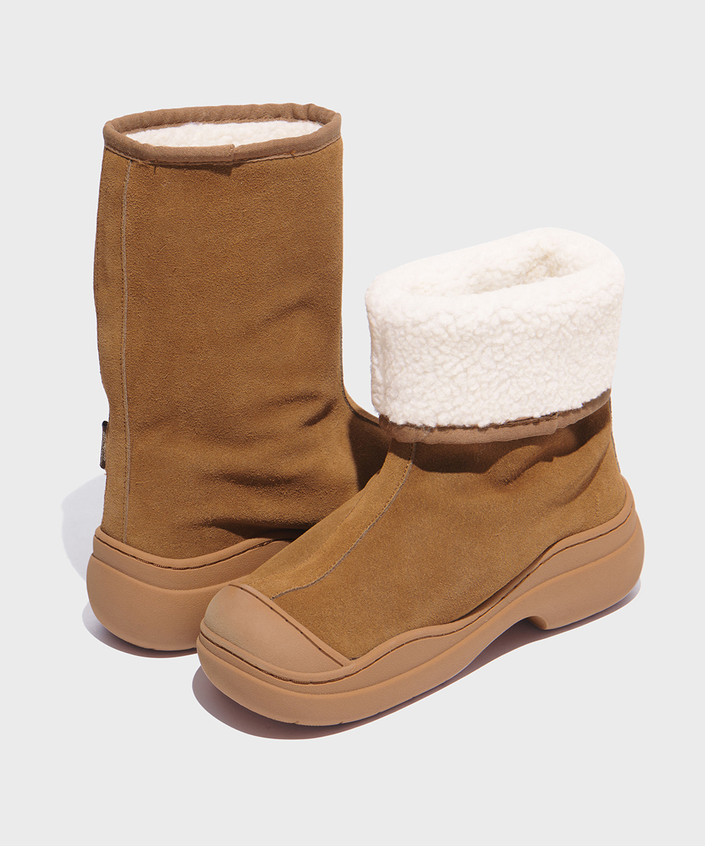 rockfish-weatherwear-[NEW10%] HAYDEN FOLD DOWN WINTER BOOTS - CHESTNUT
