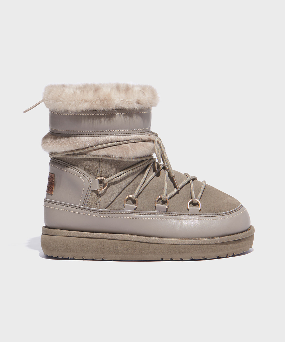 rockfish-weatherwear-[NEW10%| 10.31이내 발송] CLOUDY SNOW BOOTS - TAUPE