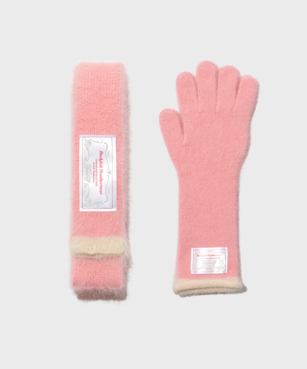 rockfish-weatherwear-[NEW15%]FUZZY MUFFLER & LONG GLOVES SET