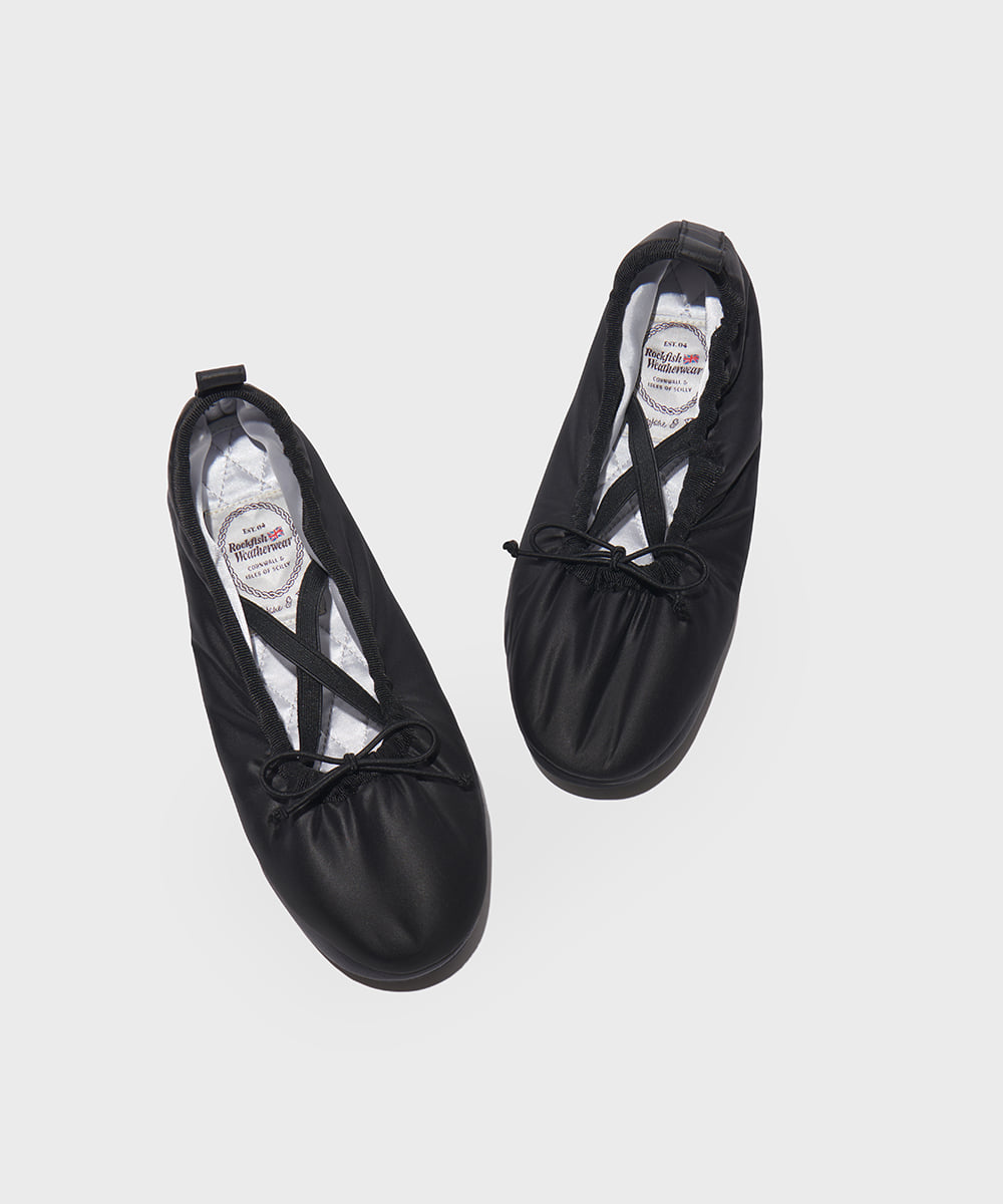 rockfish-weatherwear-[NEW 10% | 10.10 이내 출고] SCRUNCH PADDING FLAT - BLACK