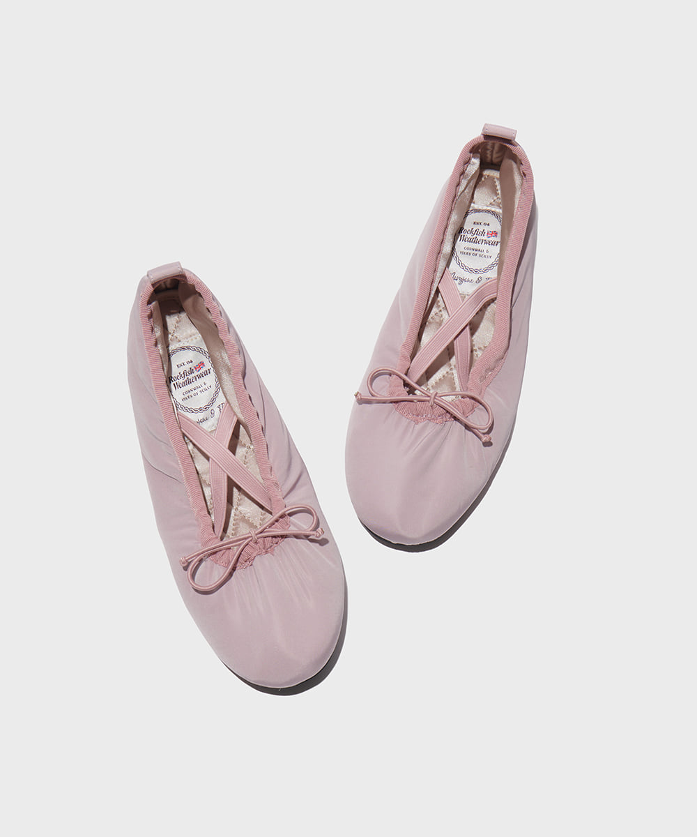rockfish-weatherwear-[NEW 10% | 10.10 이내 출고] SCRUNCH PADDING FLAT - PINK