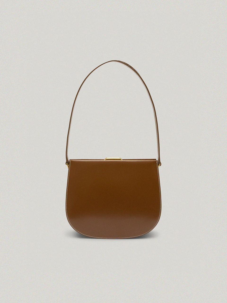 韓國Atelier De Lumen - Lune Forme Bag / Cognac Brown