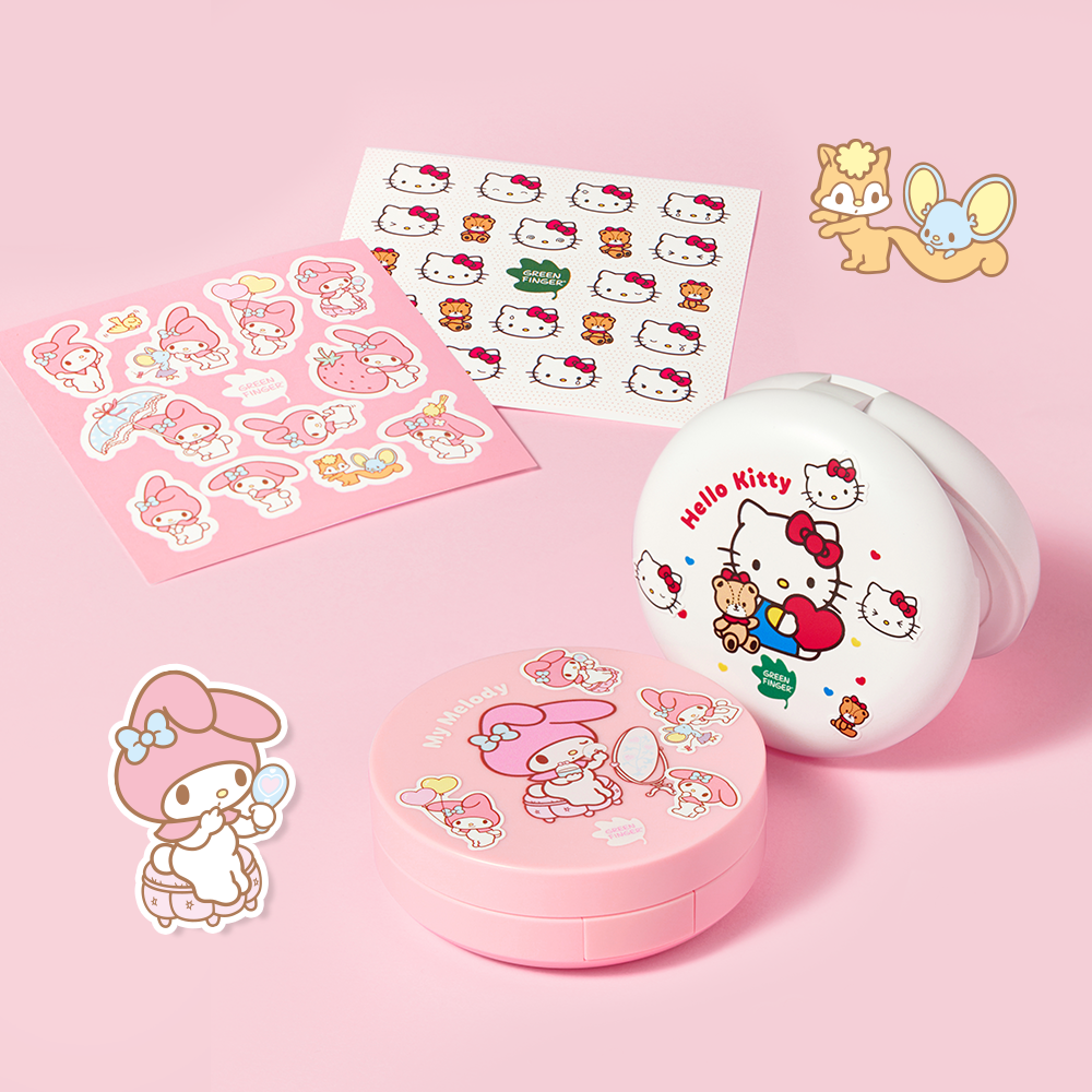 全新 Green Finger X Sanrio My Melody Sun Pact 防曬氣墊霜