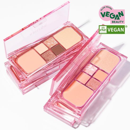 韓國 AMUSE Vegan Face All Palette 多功能眼影+胭脂盤