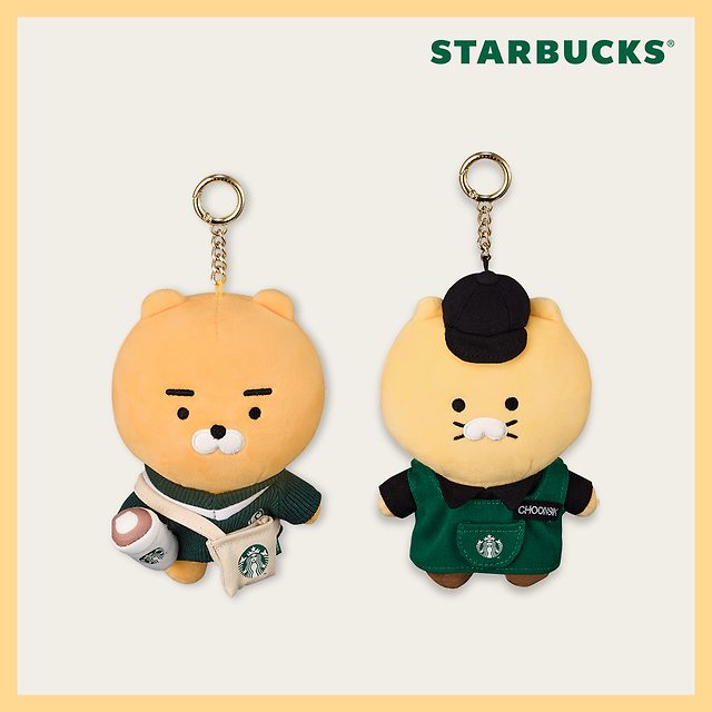 韓國 STARBUCKS X KAKAO FRIENDS 鑰匙扣 (Chunsik)