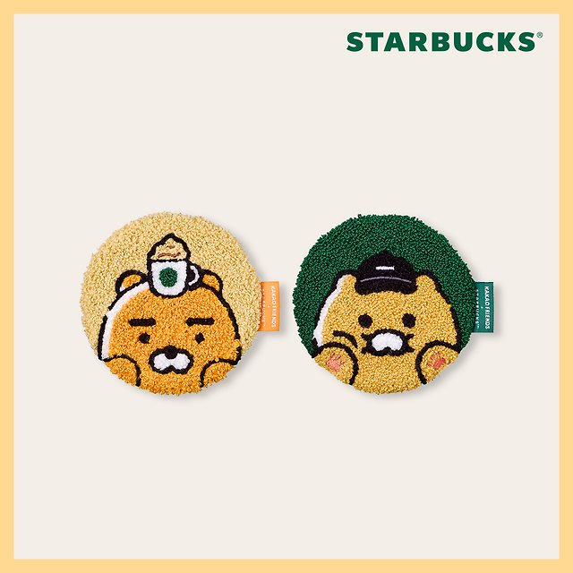 韓國 STARBUCKS X KAKAO FRIENDS 布藝杯墊套裝（2P）