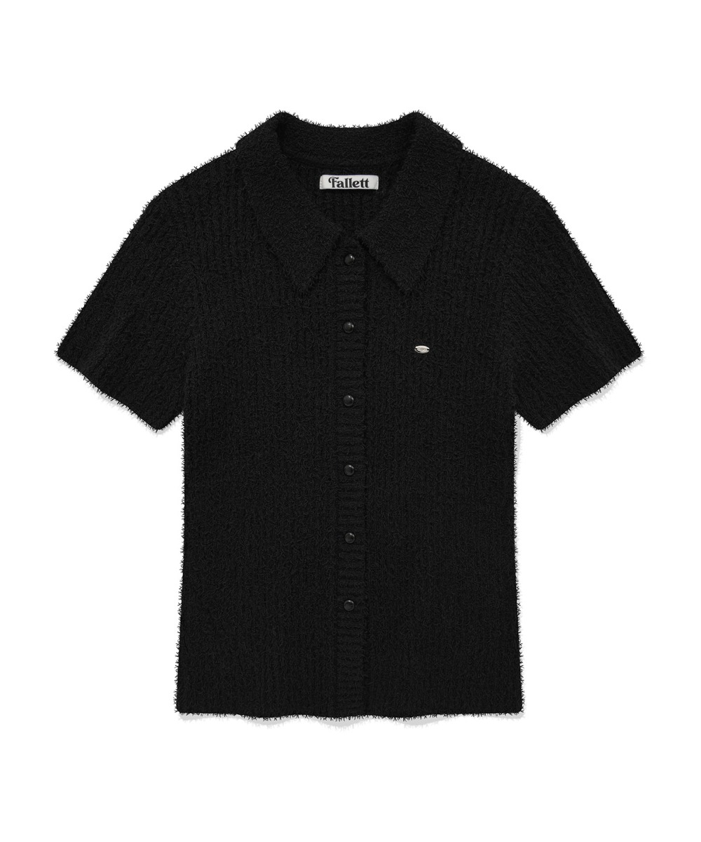 アウターその他 Fallett Boucle Summer Knit Cardigan Black FA2402KT06BK 韓國FALLETT - Boucle Summer Knit Cardigan Black
