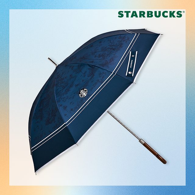 韓國 STARBUCKS - French Summer Long Umbrella 法式夏日長傘