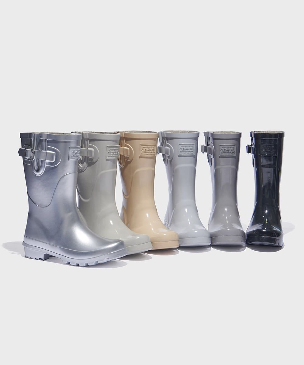 韓國 Rockfish Weatherwear -  ORIGINAL GLOSS RAIN BOOTS SHORT - 6color