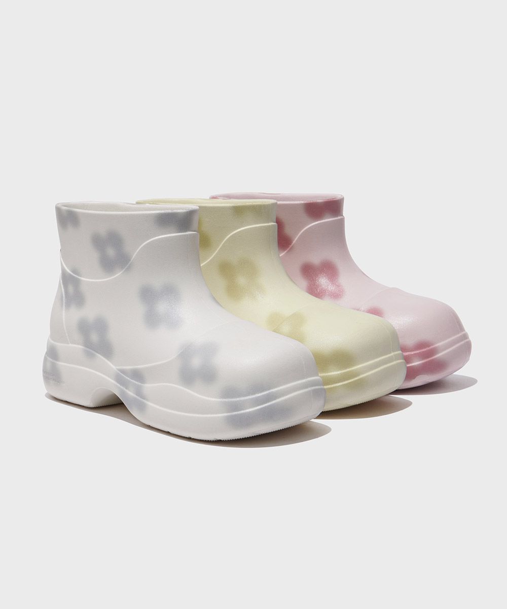 韓國 Rockfish Weatherwear X MINJUKIM FLORAL SHADOW BOOTS SHORT - 3color [25/06 依序出貨] 