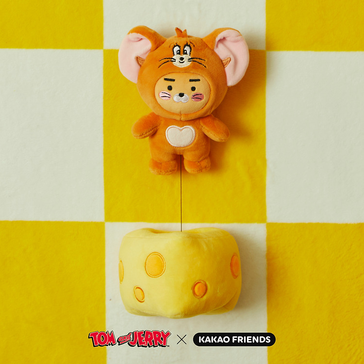 韓國 KAKAO FRIENDS X TOM & JERRY - Keyring Doll Jerry_Ryan