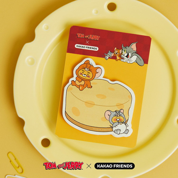 韓國 KAKAO FRIENDS X TOM & JERRY - Sticky Note_Ryan & Chunsik