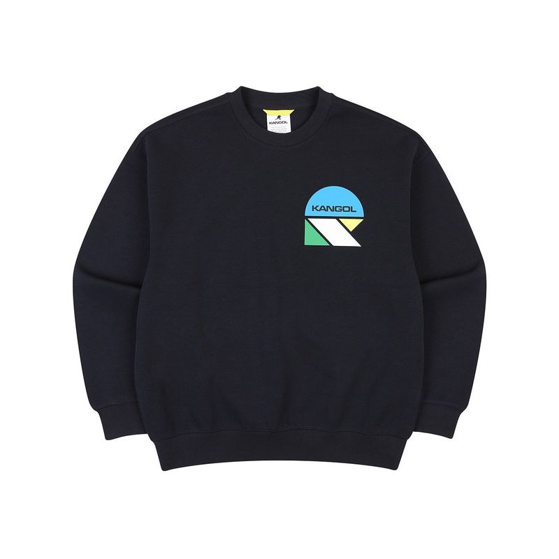 韓國 KANGOL - CRS Basic Sweatshirt 9001 Navy