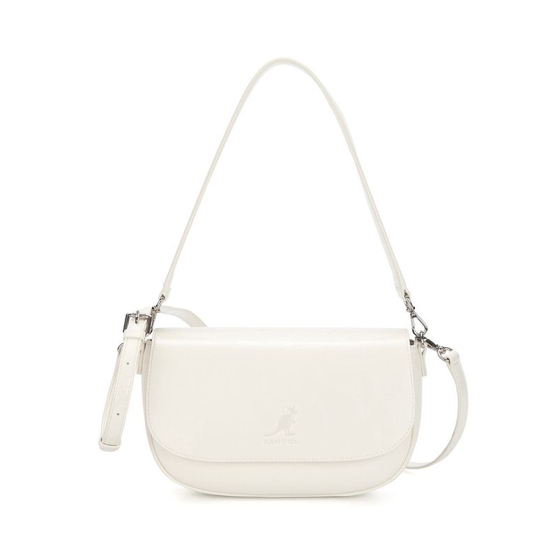 韓國 KANGOL - Luna Half Moon Hobo Bag 3958 Ivory