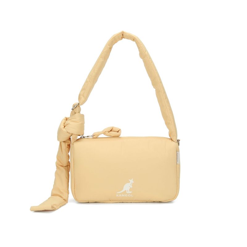 韓國 KANGOL - WH Puffer Crossbody Bag S 3329 Yellow