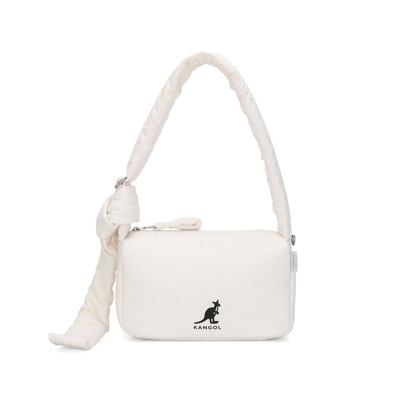 韓國 KANGOL - WH Puffer Crossbody Bag S 3329 Ivory