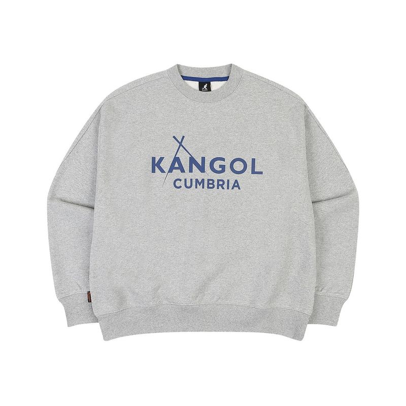 韓國 KANGOL - CBR Basic Sweatshirt 7001 Melange Gray
