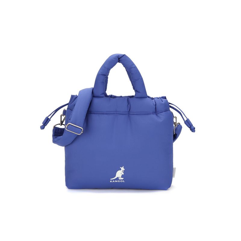 韓國 KANGOL - WH Puffer Tote Bag L 3965 Blue