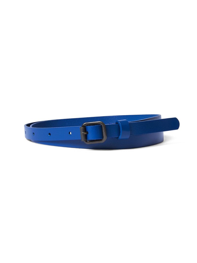 Mardi Mercredi - LEATHER BELT ESSENTIAL_BLUE 