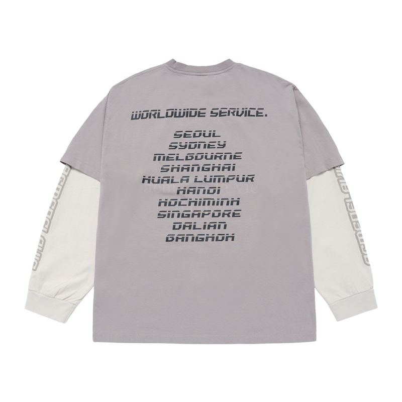 韓國直送 ADLV - DOUBLE LAYER WAFFLE LONG SLEEVE5