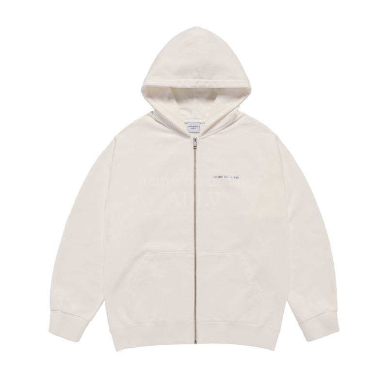 韓國直送 ADLV - BASIC BIO WASHING HOODIE ZIP UP5